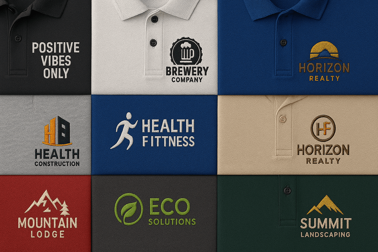 DTG printing Embroidery