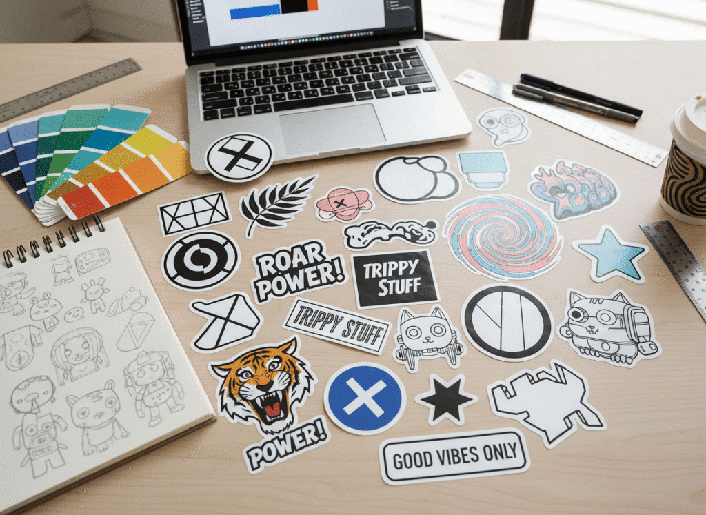 design a sticker that pops Calgary