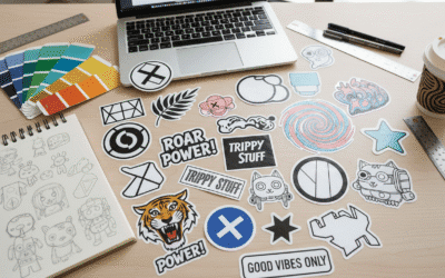 How to Design a Sticker That Pops: Tips from a Calgary Printing Pro